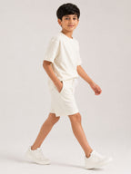 Kidello Boys Cotton Co-ord Set | Oversized T-Shirt & Shorts