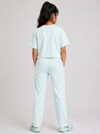 Kidello Girls Cotton Co-ord Set | Oversized Crop Top & Track Pant