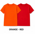 KIDELLO Boys Pure Cotton Round Neck T-Shirt | Soft Breathable Casual Wear for Kids | Regular Fit Half Sleeve Tee (Pack of 2)