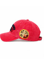 Kidello Kids Vintage Baseball Cap | Adjustable Cotton Sun Cap | Stylish Embroidered Casual Cap for Boys & Girls (11–14 Years)