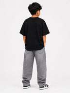 Kidello Boys Oversized Relaxed Fit Boxy T-Shirt | Premium High GSM Cotton | Soft & Breathable | Casual Everyday T-Shirt