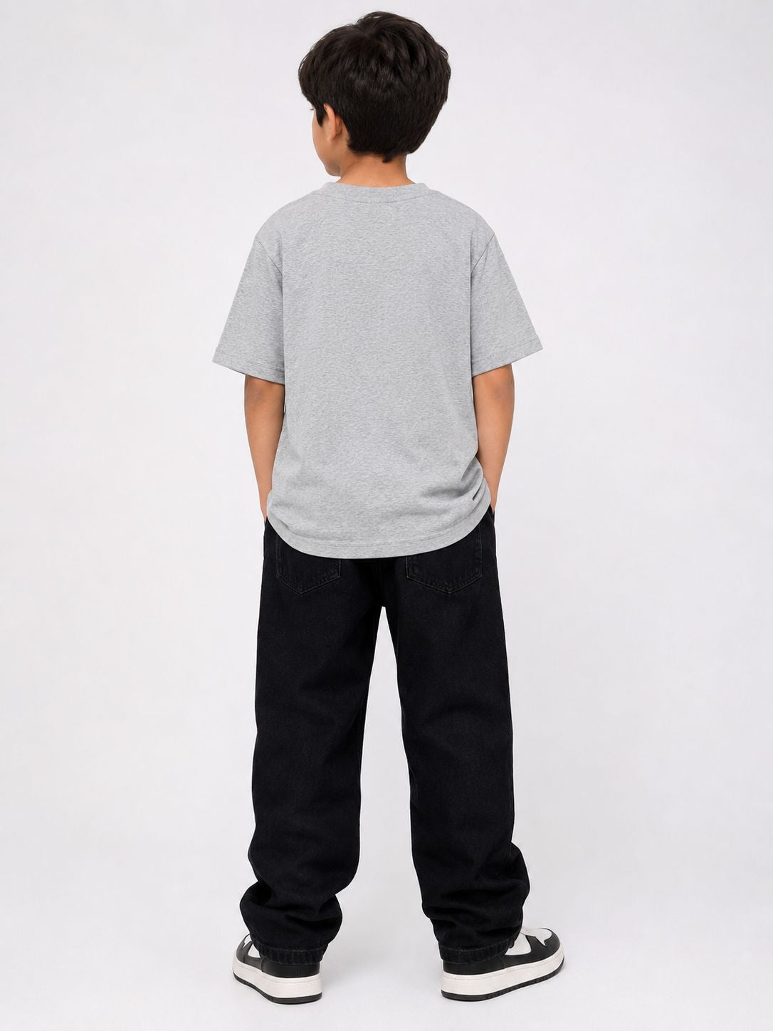Kidello Boys Oversized Relaxed Fit Boxy T-Shirt | Premium High GSM Cotton | Soft & Breathable | Casual Everyday T-Shirt