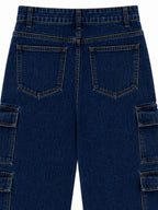 Kidello Kids Baggy Jeans | Relaxed Fit Cargo Denim Jeans