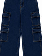 Kidello Kids Baggy Jeans | Relaxed Fit Cargo Denim Jeans