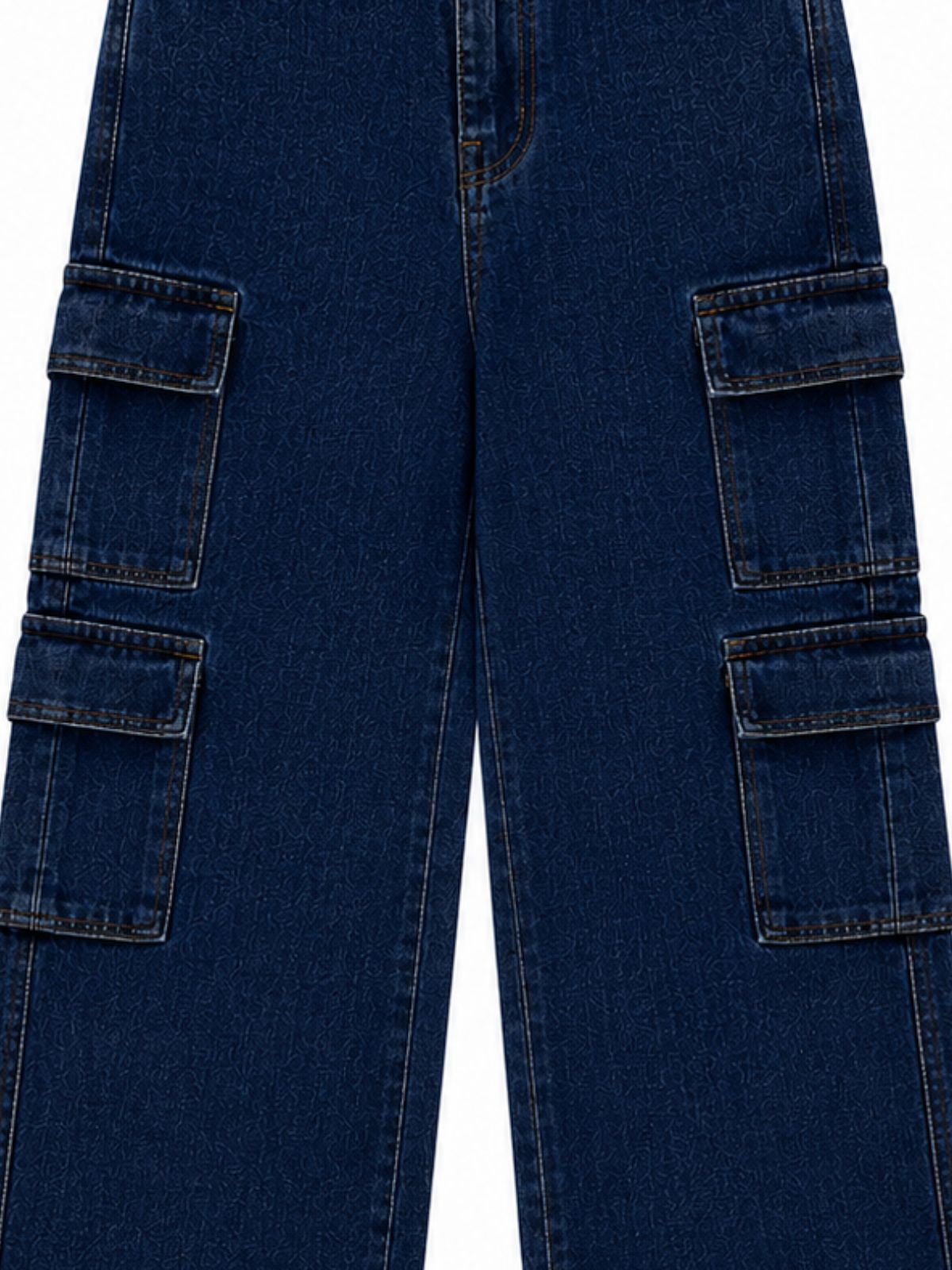 Kidello Kids Baggy Jeans | Relaxed Fit Cargo Denim Jeans