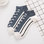 KIDELLO Kids Sneaker Design Ankle Socks – Pack of 5