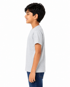 KIDELLO Boys Pure Cotton Round Neck T-Shirt | Soft Breathable Casual Wear for Kids | Regular Fit Half Sleeve Tee