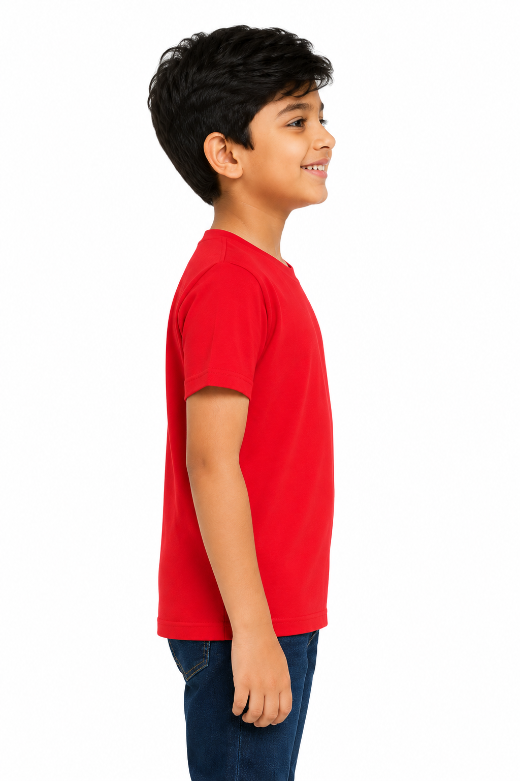 KIDELLO Boys Pure Cotton Round Neck T-Shirt | Soft Breathable Casual Wear for Kids | Regular Fit Half Sleeve Tee