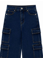 Kidello Kids Baggy Jeans | Relaxed Fit Cargo Denim Jeans