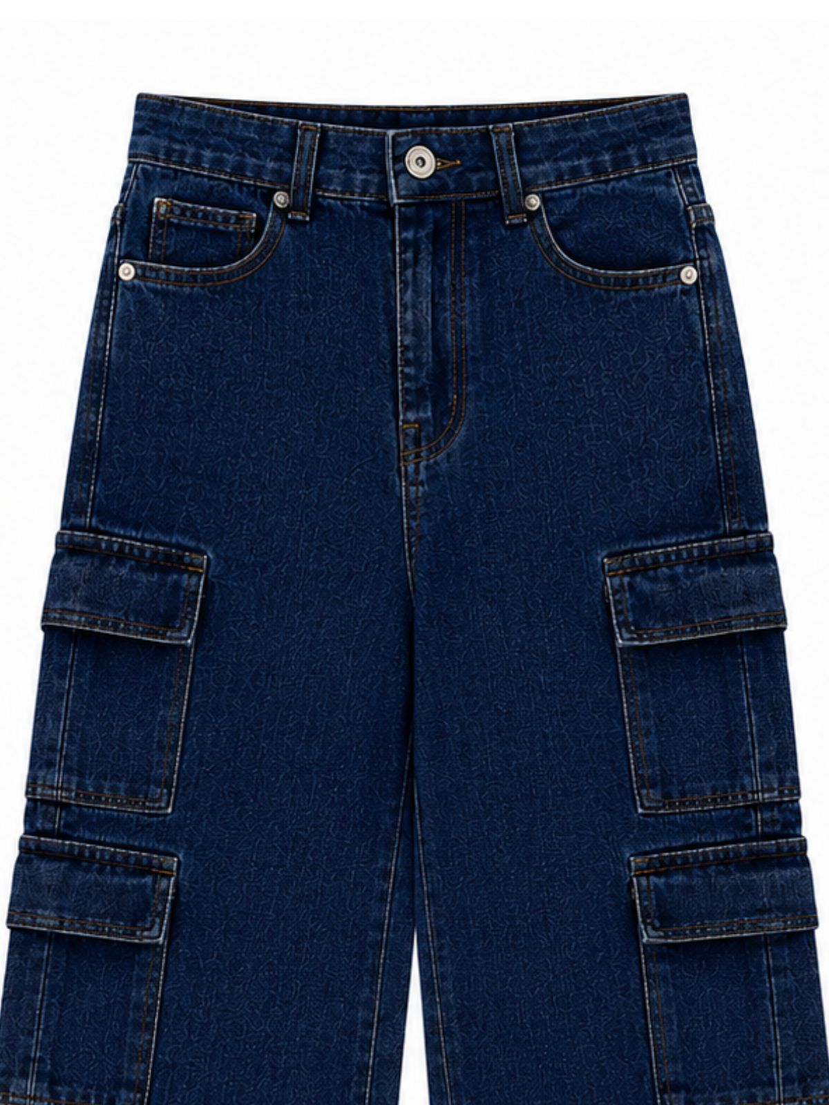 Kidello Kids Baggy Jeans | Relaxed Fit Cargo Denim Jeans