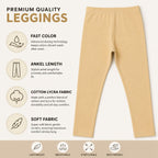 Kidello Girls Cotton Lycra Ankle Leggings