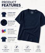 Kidello Boys Oversized Relaxed Fit Boxy T-Shirt | Premium High GSM Cotton | Soft & Breathable | Casual Everyday T-Shirt