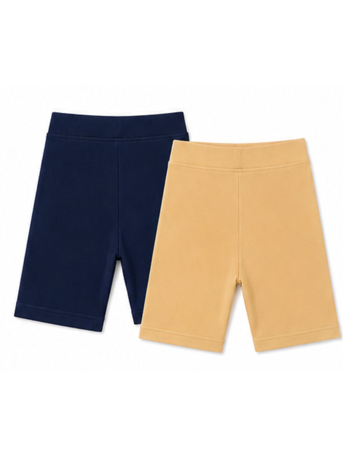 Kidello Girls Cotton Lycra Cycling Shorts Pack of 2