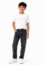 Kidello Boys Straight Fit Denim Jeans | Mid Rise