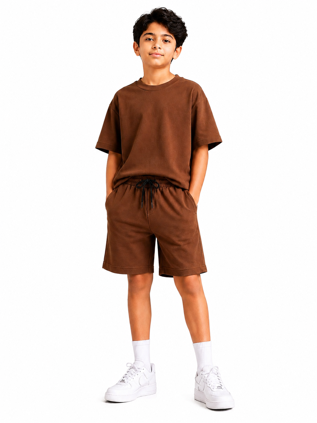 Kidello Boys Cotton Co-ord Set | Oversized T-Shirt & Shorts