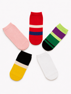 KIDELLO Kids Cartoon Ankle Socks – Pack of 5 Age 7-12 Years