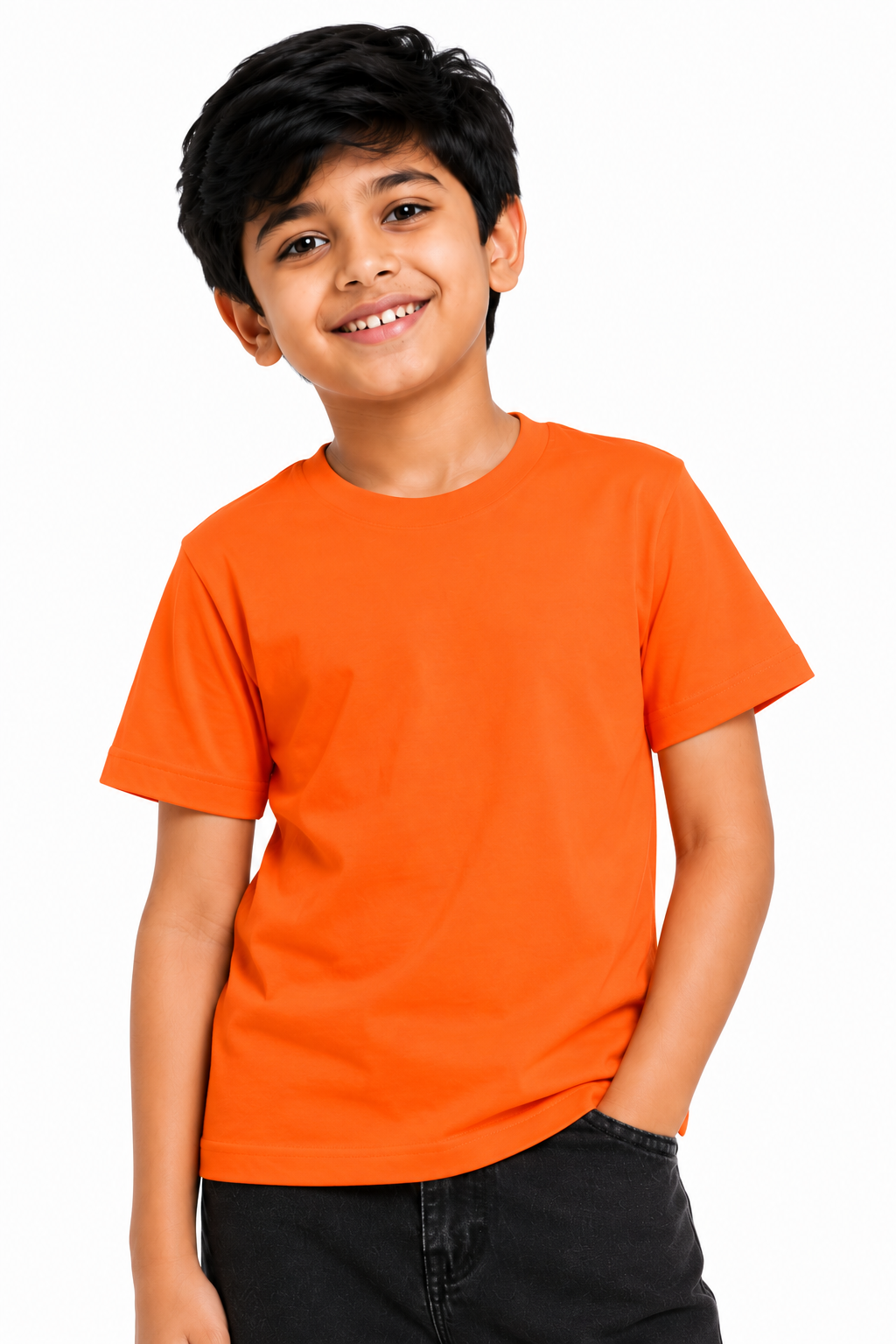 KIDELLO Boys Pure Cotton Round Neck T-Shirt | Soft Breathable Casual Wear for Kids | Regular Fit Half Sleeve Tee (Pack of 2)