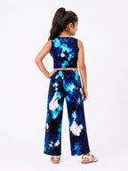 Kidello Girls Spun Printed Palazzo Pant | Soft Fabric | Wide Leg Casual Palazzo