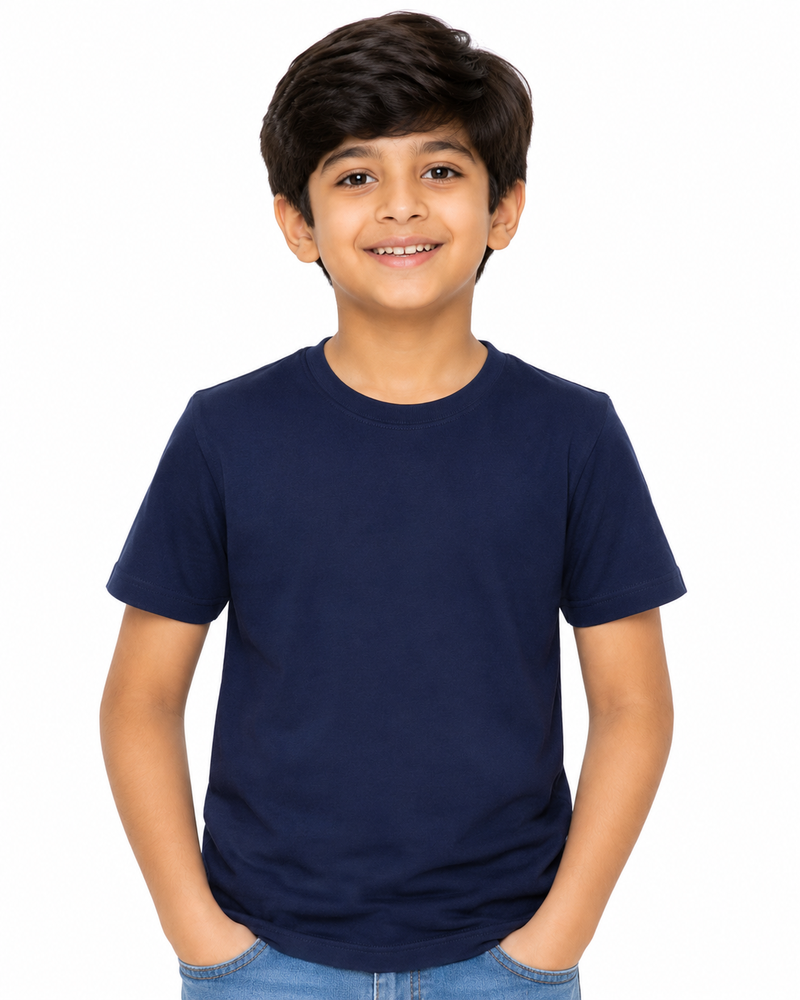 KIDELLO Boys Pure Cotton Round Neck T-Shirt | Soft Breathable Casual Wear for Kids | Regular Fit Half Sleeve Tee (Pack of 2)