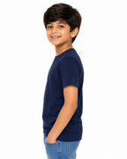 KIDELLO Boys Pure Cotton Round Neck T-Shirt | Soft Breathable Casual Wear for Kids | Regular Fit Half Sleeve Tee