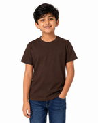 KIDELLO Boys Pure Cotton Round Neck T-Shirt | Soft Breathable Casual Wear for Kids | Regular Fit Half Sleeve Tee