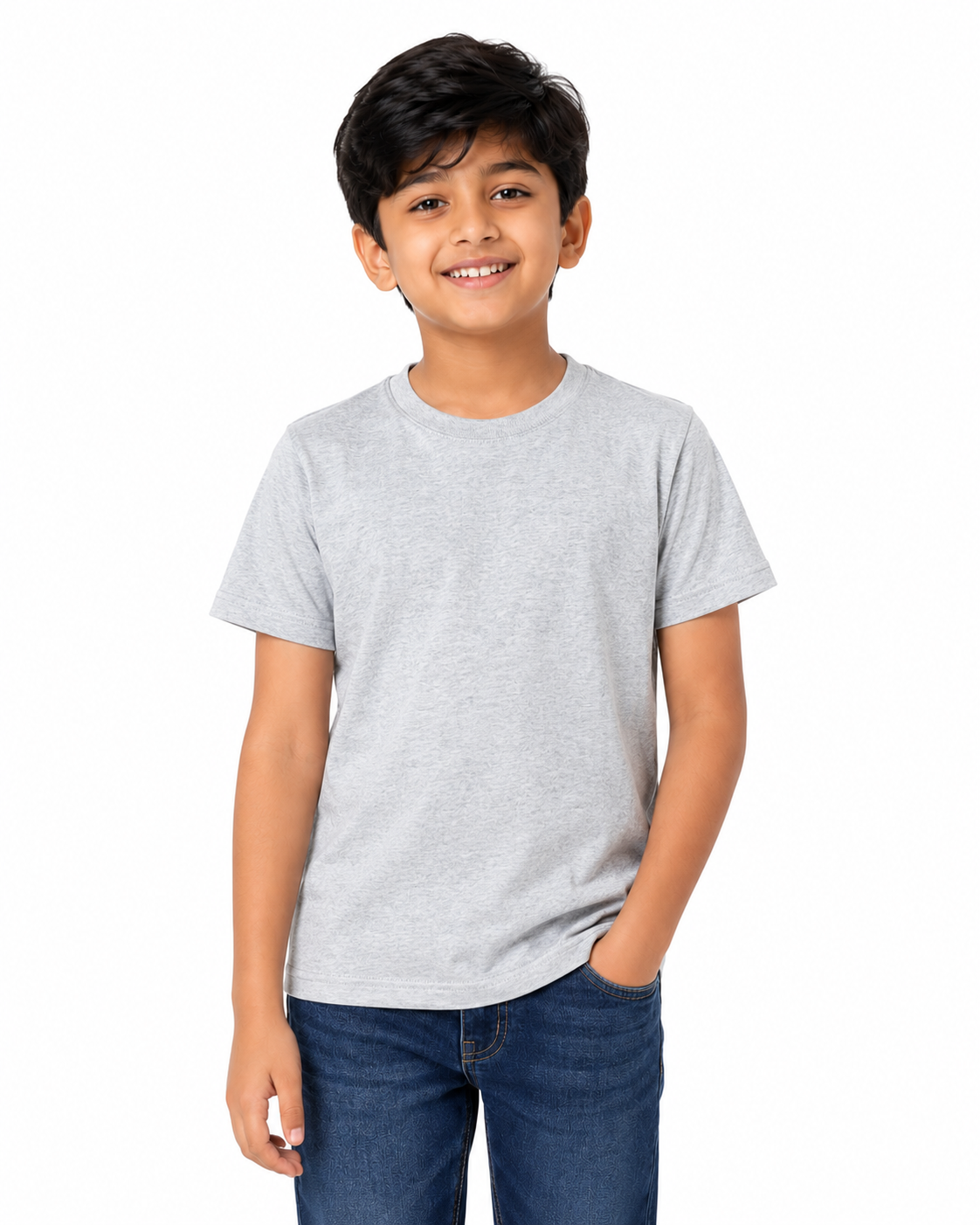 KIDELLO Boys Pure Cotton Round Neck T-Shirt | Soft Breathable Casual Wear for Kids | Regular Fit Half Sleeve Tee (Pack of 2)
