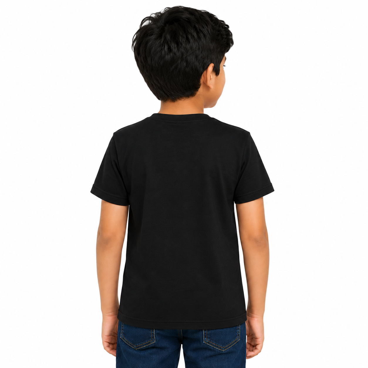 KIDELLO Boys Pure Cotton Round Neck T-Shirt | Soft Breathable Casual Wear for Kids | Regular Fit Half Sleeve Tee (Pack of 2)
