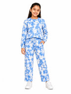 Kidello Girls Sweatshirt & Track Pant Co-ord Set